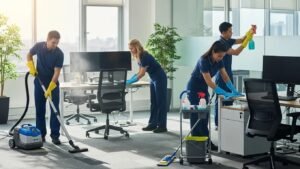 Professional office deep cleaning service enhancing workplace hygiene and productivity