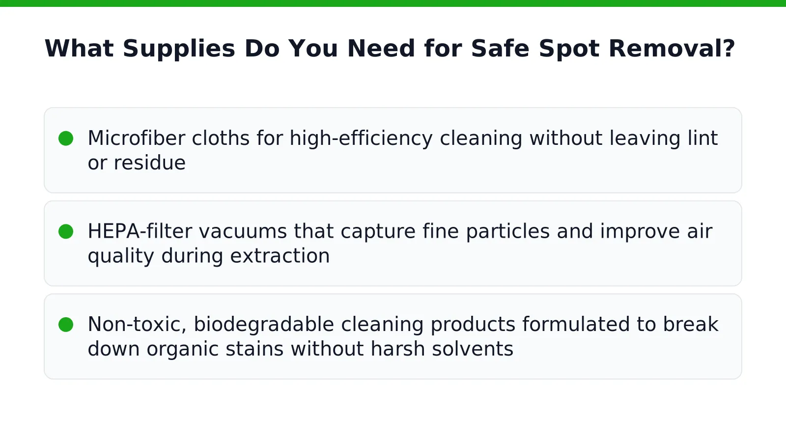 What Supplies Do You Need for Safe Spot Removal